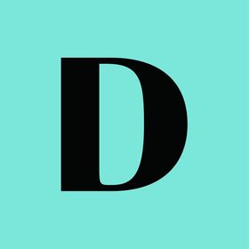 The Debenhams logo 'D' in black against a light blue background.